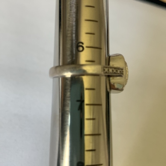 925 sterling silver cocktail ring size 6.5 - Picture 2 of 6